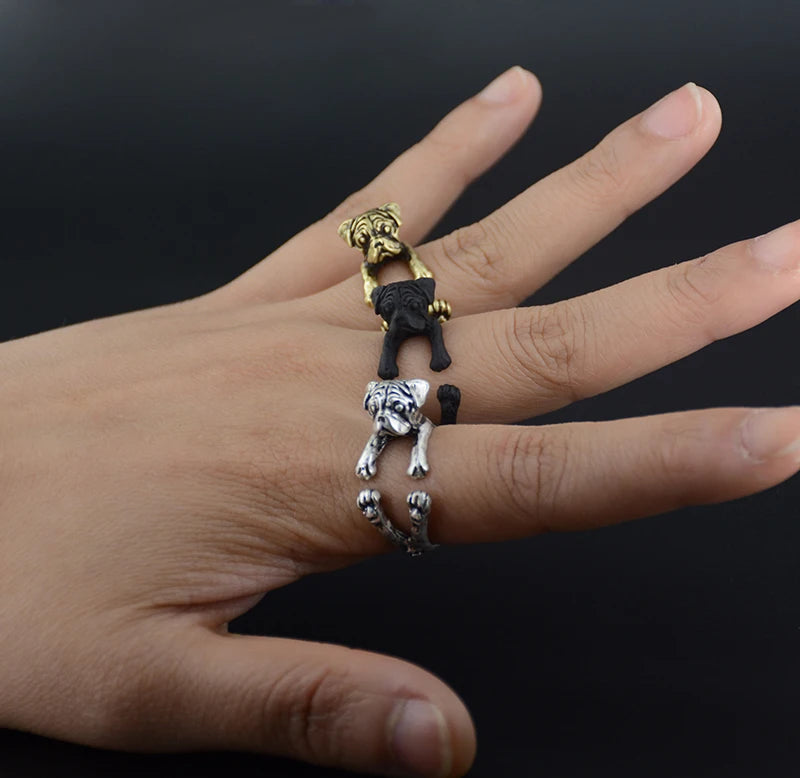 Such A Cute Pug Ring