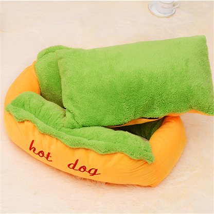 Such A Cute Hot Dog Bed