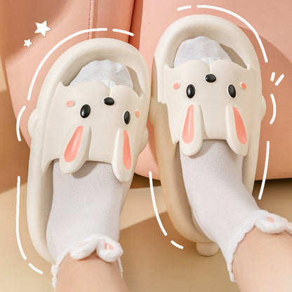 Such Cute Rabbit Slippers - For Kids And Women