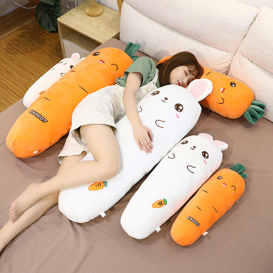 CuddleComfort - The Dreamy Bunny Plush Pillow For Blissful Sleep