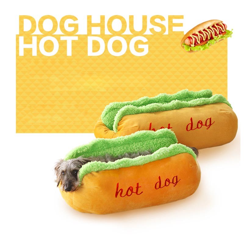 Such A Cute Hot Dog Bed