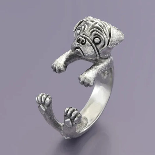 Such A Cute Pug Ring