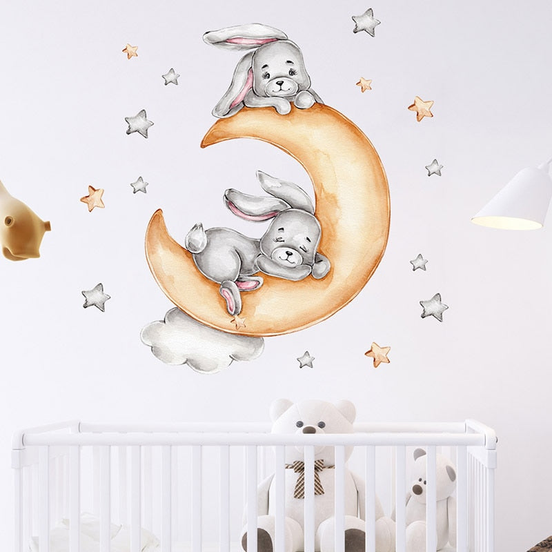 Such A Cute Bunny Wall Stickers