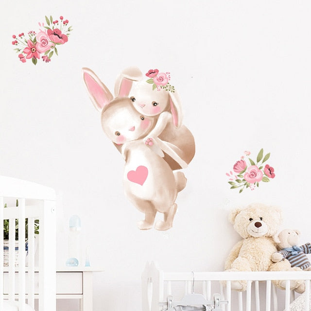 Such A Cute Bunny Wall Stickers