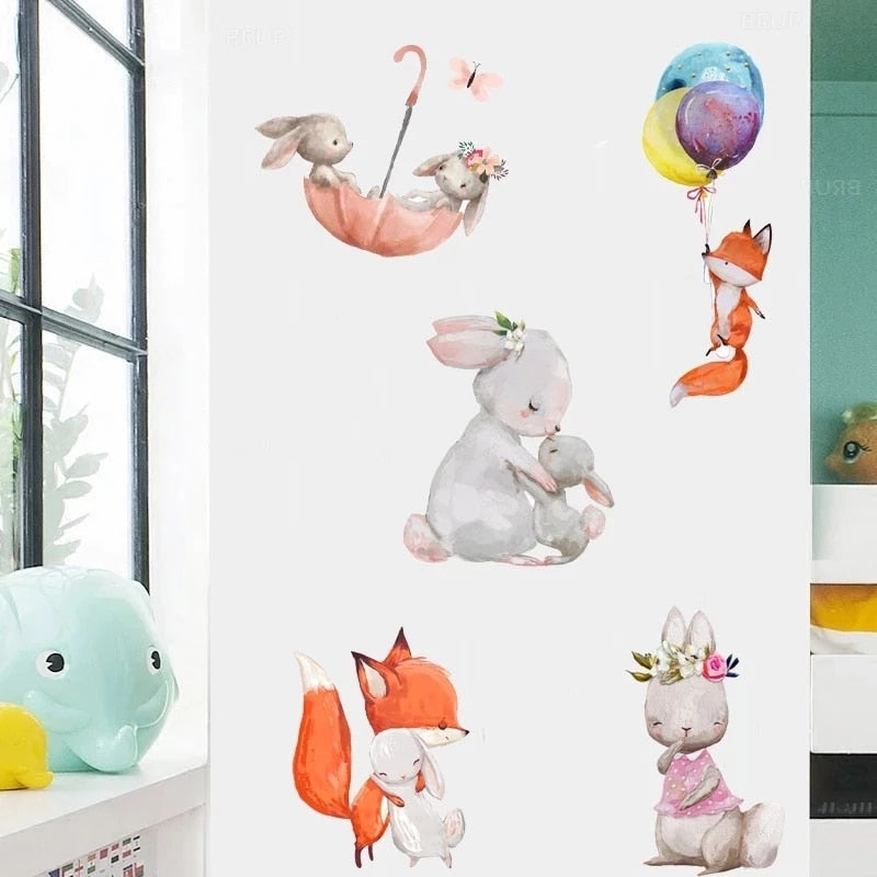 Such A Cute Bunny Wall Stickers