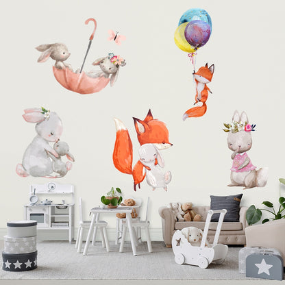 Such A Cute Bunny Wall Stickers