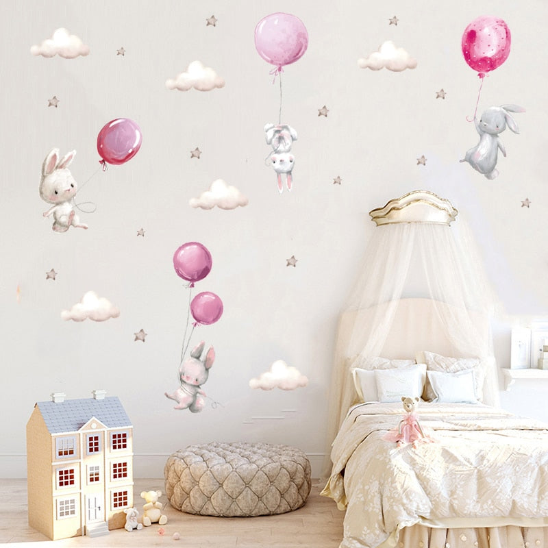 Such A Cute Bunny Wall Stickers