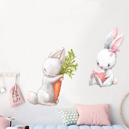 Such A Cute Bunny Wall Stickers