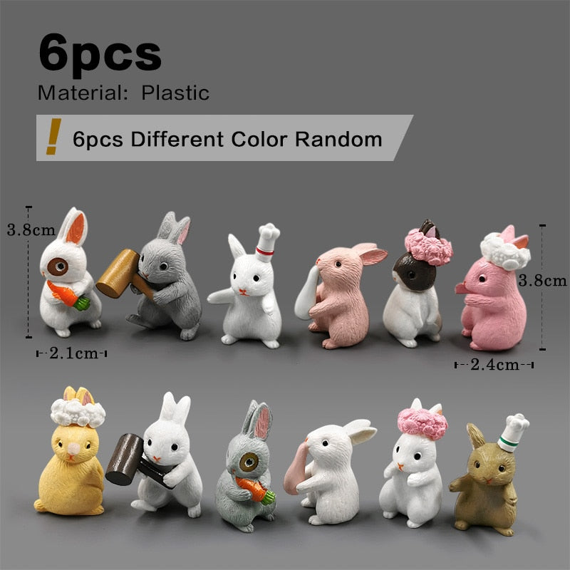 Such Cute And Realistic Little Bunny Figures