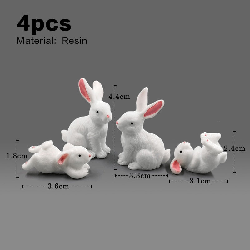 Such Cute And Realistic Little Bunny Figures