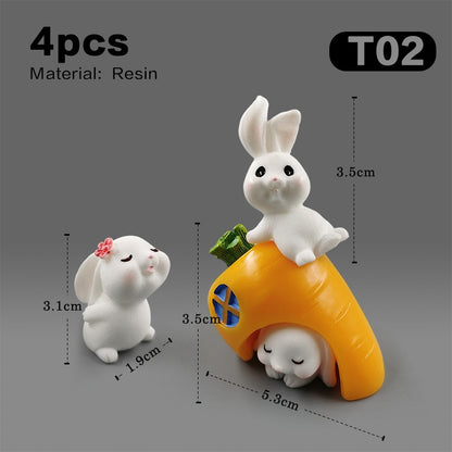 Such Cute And Realistic Little Bunny Figures