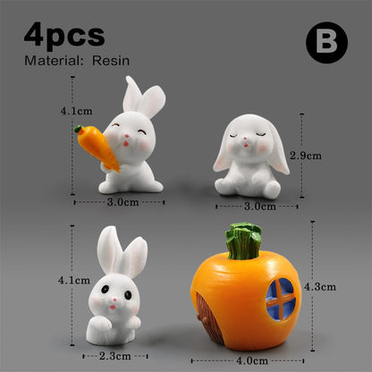 Such Cute And Realistic Little Bunny Figures