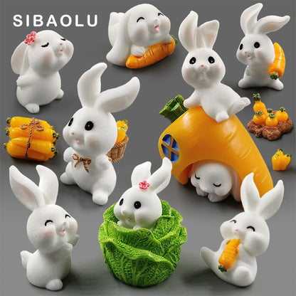 Such Cute And Realistic Little Bunny Figures