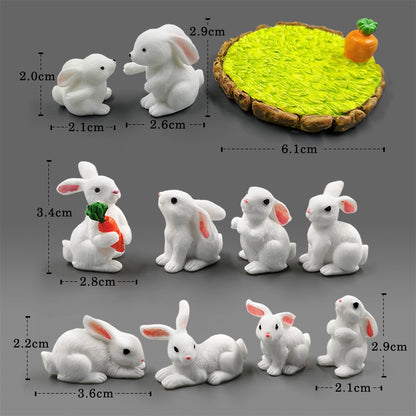 Such Cute And Realistic Little Bunny Figures