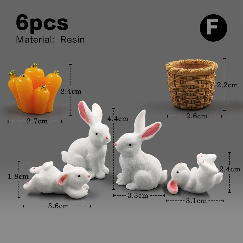 Such Cute And Realistic Little Bunny Figures