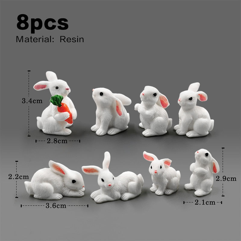 Such Cute And Realistic Little Bunny Figures