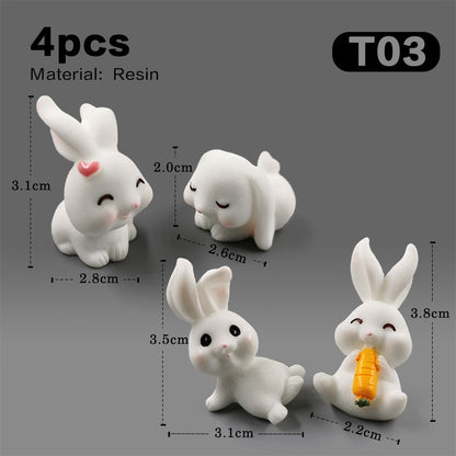 Such Cute And Realistic Little Bunny Figures