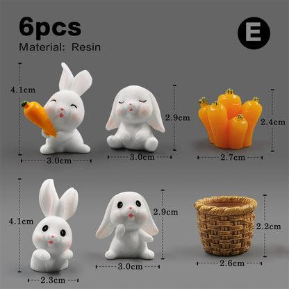 Such Cute And Realistic Little Bunny Figures