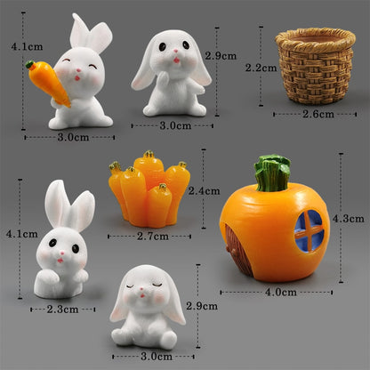 Such Cute And Realistic Little Bunny Figures