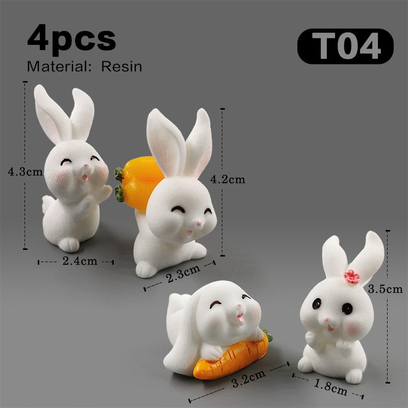 Such Cute And Realistic Little Bunny Figures