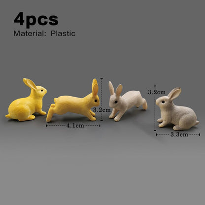 Such Cute And Realistic Little Bunny Figures