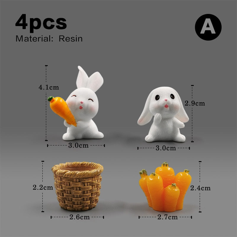 Such Cute And Realistic Little Bunny Figures