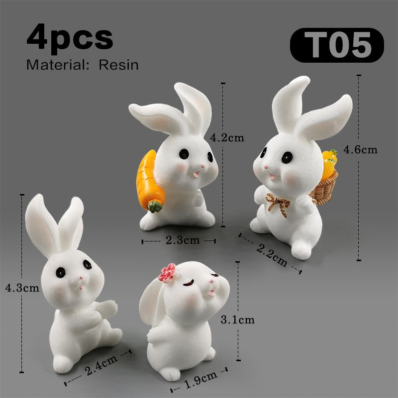 Such Cute And Realistic Little Bunny Figures