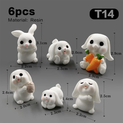 Such Cute And Realistic Little Bunny Figures