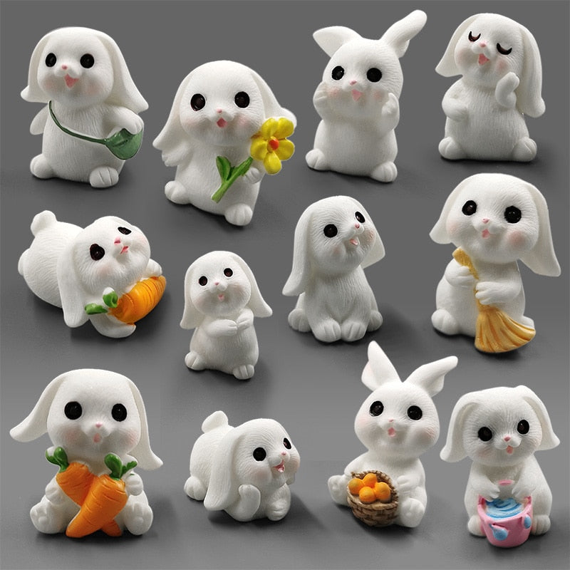 Such Cute And Realistic Little Bunny Figures