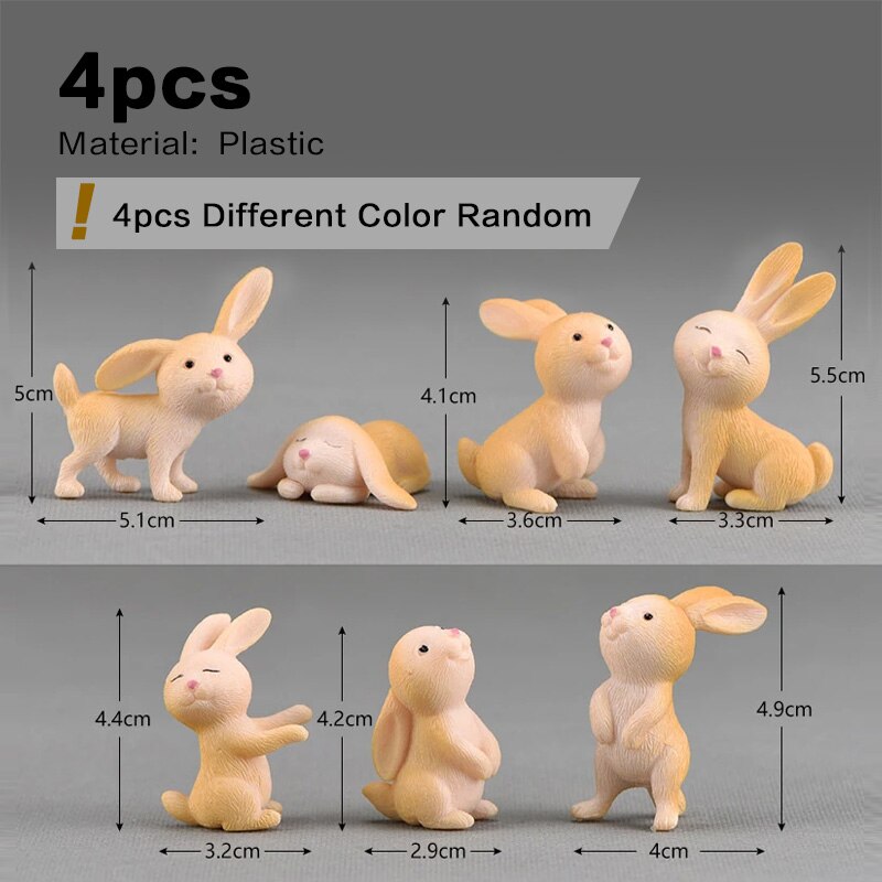 Such Cute And Realistic Little Bunny Figures