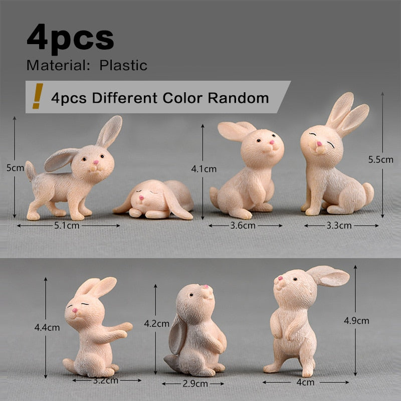 Such Cute And Realistic Little Bunny Figures