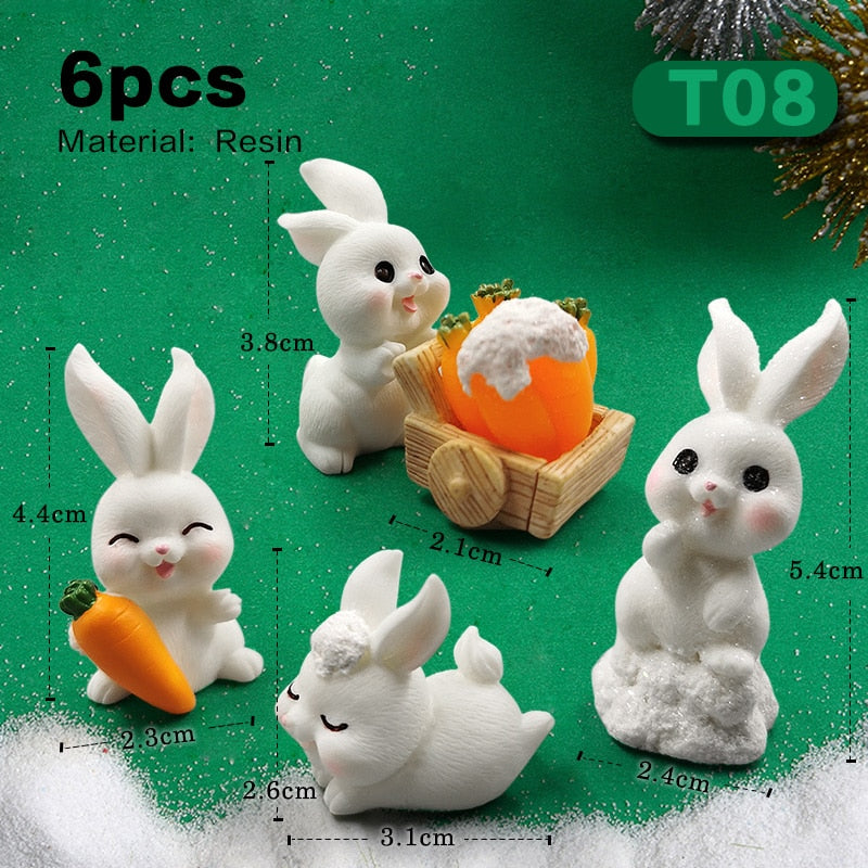 Such Cute And Realistic Little Bunny Figures